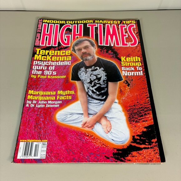 High Times Magazine October 1997 Terence McKenna Keith Stroup Marijuana Myths - Picture 1 of 7